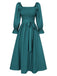 1940s Ruffle Wrap Reversible Puff | 1940s | vintage dress, retro fashion