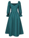 1940s Ruffle Wrap Reversible Puff | 1940s | vintage dress, retro fashion
