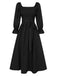 1940s Ruffle Wrap Reversible Puff | 1940s | vintage dress, retro fashion
