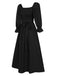1940s Ruffle Wrap Reversible Puff | 1940s | vintage dress, retro fashion