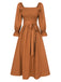 1940s Ruffle Wrap Reversible Puff | 1940s | vintage dress, retro fashion