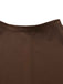 2PCS Brown 1940s Double Faux Fur Collar Jacket & A-Line Skirt - vintage skirt, retro style