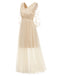 She slips into this 1940s Solid 3D Flowers Banquet Evening Dress and suddenly it's a 1940s daydream