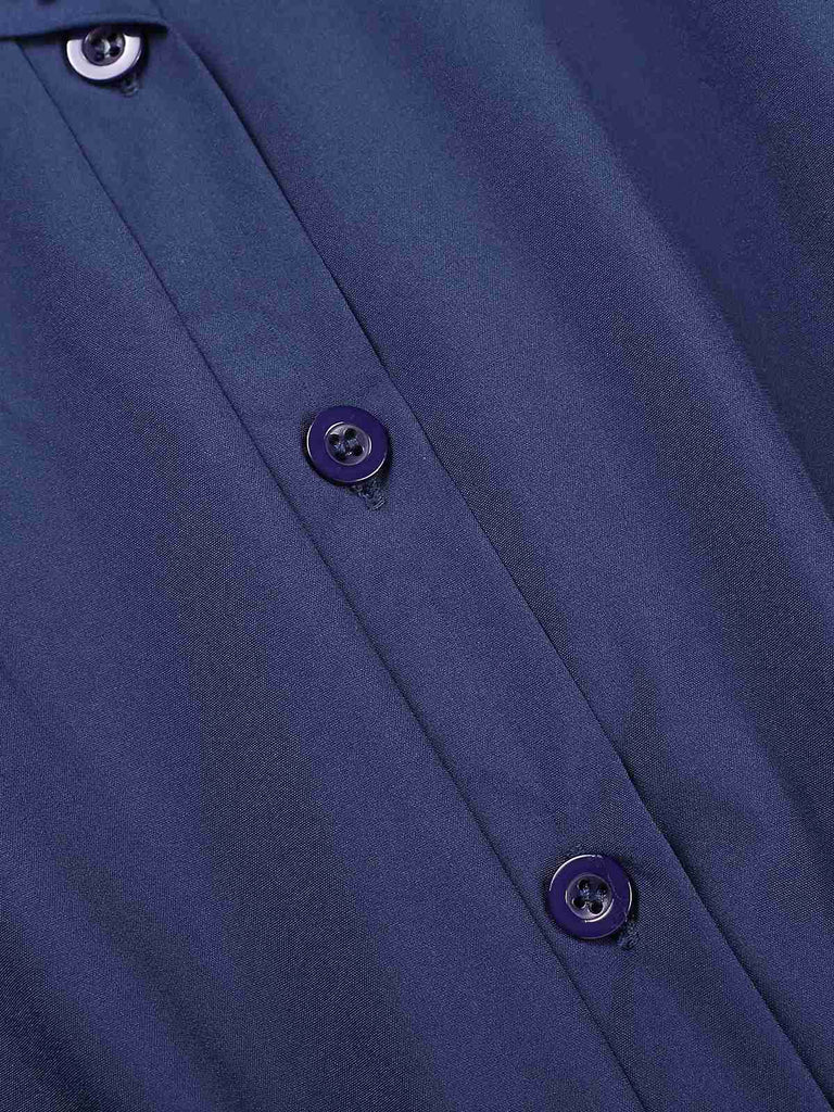 1940s Solid Cap Sleeves Buttoned | 1940s | vintage dress, retro fashion