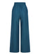 1940s Solid Elastic Waist Loose Pants, vintage fashion, retro style - perfect for women who love vintage and retro fashion