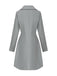 1940s Solid Faux Wool Wide Lapel Swing Coat - vintage fashion, retro style