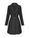 1940s Solid Faux Wool Wide Lapel Swing Coat - vintage fashion, retro style