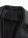 1940s Solid Lapel Leather Trench Coat - vintage fashion, retro style