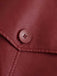 1940s Solid Lapel Leather Trench Coat - vintage fashion, retro style