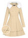 1940s Solid Removable Fur Collar | 1940s | vintage dress, retro fashion