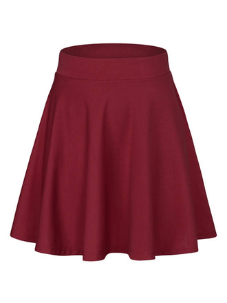 She sways in this 1940s Solid Thigh-Length A-Line Skirt and it's pure 1940s magic