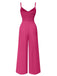 1940s Solid VNeck HollowOut Bow | 1940s | vintage romper, retro jumpsuit