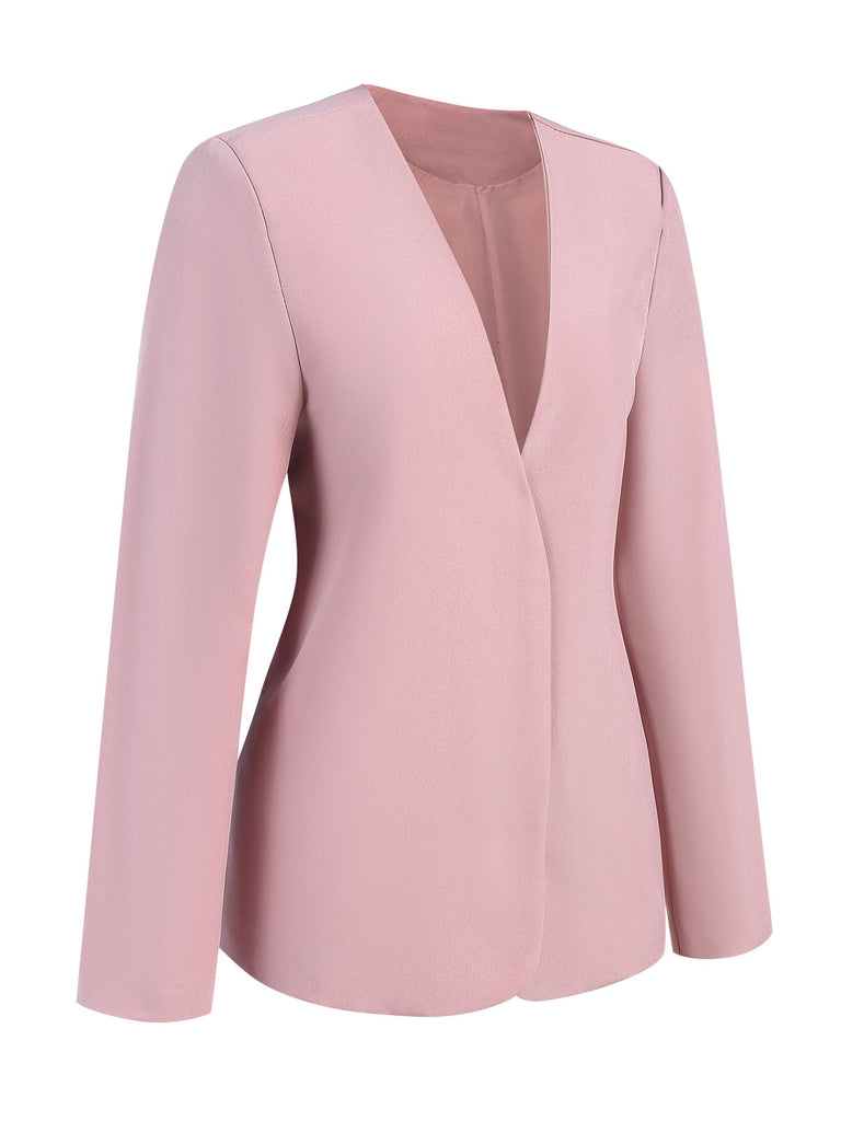 1940s Solid V-Neck Vintage Coat, vintage coat, retro outerwear - perfect for women who love vintage and retro fashion