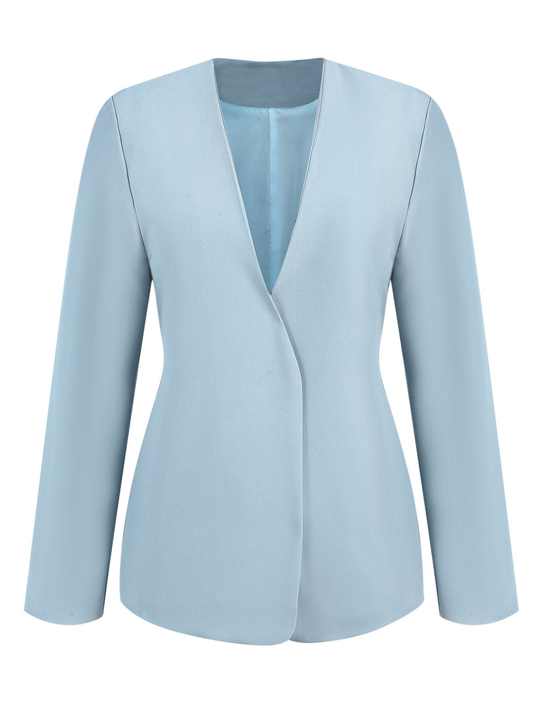 1940s Solid V-Neck Vintage Coat, vintage coat, retro outerwear - perfect for women who love vintage and retro fashion