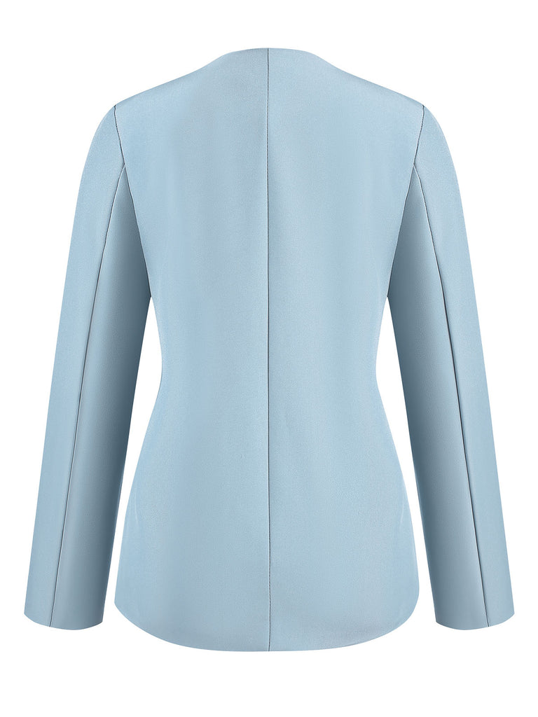 1940s Solid V-Neck Vintage Coat, vintage coat, retro outerwear - perfect for women who love vintage and retro fashion