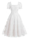 Pink 1940s Vintage Retro Dress 5