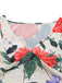 1940s V-Neck Floral Ruched Sleeveless Dress — a 1940s silhouette that turns sidewalks into runways