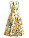 1940s Floral Vintage Classic Dress 8
