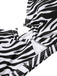 [Plus Size] 1940s Zebra Print Cutout Halter Swimsuit, vintage swimsuit, pin-up swimwear - perfect for women who love vintage and retro fashion