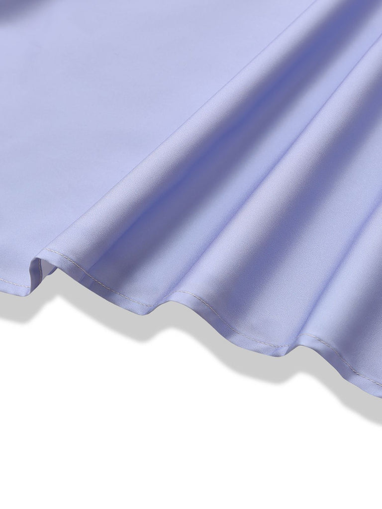 [Pre-Sale] 1940s Ombre Deep V-Neck Halter Dress