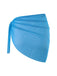 2PCS Blue 1950s Solid Starfish Bandeau Bikini Set & Cover Up - vintage fashion, retro style
