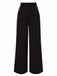 2PCS 1950s Deep V-Neck Polka Dots Top & Straight-Leg Pants - vintage fashion, retro style