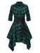 1950s Sleeve Plaid Belt Dress | 1950s | vintage dress, retro fashion