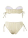 1950s Bandeau Sand-Ripple Jeweled Starfish Bikini Set - vintage fashion, retro style