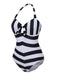 1950s Barbie Stripes Halter Swimsuit | 1950s | vintage swimsuit, retro beachwear