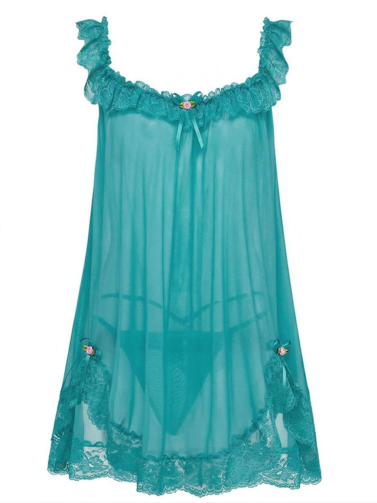 sleepwear lace night dress Vintage Lace Nightgown for Women
