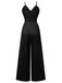 1950s Chest Bow Spaghetti Strap Jumpsuit, vintage romper, retro jumpsuit - perfect for women who love vintage and retro fashion