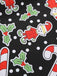 1950s Christmas Candy Canes Swing Dress — the kind of 1950s dress that makes strangers smile