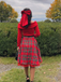 1950s Christmas Off Shoulder Tartan Dress - vintage dress, retro fashion, rockabilly