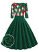 1950s Christmas Plaid Patchwork Dress: timeless style reimagined