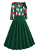 1950s Christmas Plaid Patchwork Dress: timeless style reimagined
