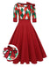 1950s Christmas Plaid Patchwork Dress — vintage elegance for the modern woman