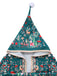 1950s Christmas Print Hooded Cape Coat - vintage fashion, retro style