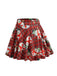 1950s Christmas Snowman Plaid Swing Skirt — vintage elegance for the modern woman