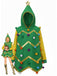 1950s Christmas Tree Hoodie With Colorful Pom Poms - vintage fashion, retro style