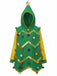 1950s Christmas Tree Hoodie With Colorful Pom Poms - vintage fashion, retro style