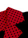 1950s Color Block Polka Dots Lapel Dress: timeless style reimagined