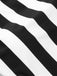 She's wearing 1950s Contrast Stripes Triangle One-Piece Swimsuit and the whole beach remembers the 1950s