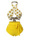 1950s Daisy Cross Strap Swimsuit — because 1950s glamour never goes out of style