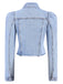 1950s Denim Leg-Of-Mutton Button Coat, vintage coat, retro outerwear - perfect for women who love vintage and retro fashion