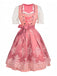 2PCS Pink 1950s Sweetheart Floral Embroidered Dress - vintage dress, retro fashion, rockabilly