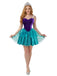 1950s Mermaid Princess Ariel Costume Dress With Crown - vintage dress, retro fashion, rockabilly