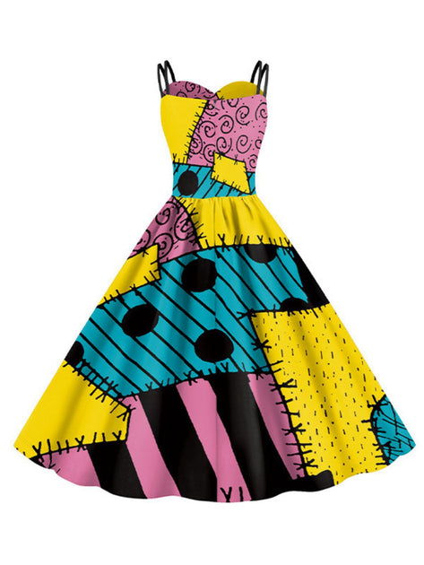 Nightmare Before Christmas Sally Dress Costume