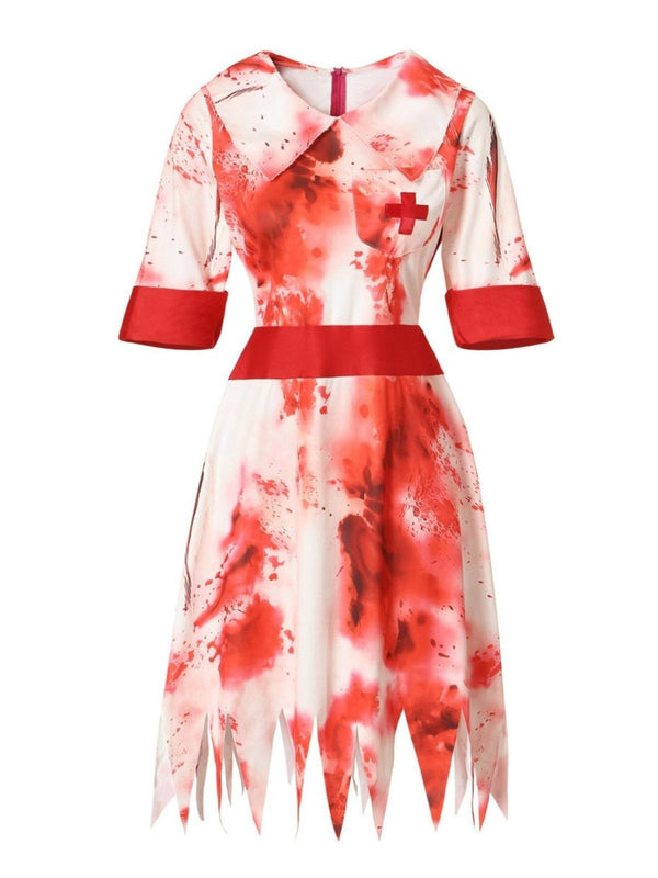 Bloody Zombie Nurse Halloween Costume