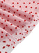 This 1950s Flocked Heart Mesh Patchwork Dress wraps her in 1950s elegance, one twirl at a time