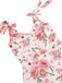 1950s Floral Lace-Up Shoulder V-Neck Swing Dress: timeless style reimagined